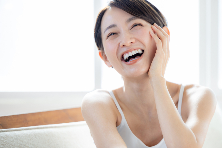 顎関節症を治療して口を開けられるようになった女性