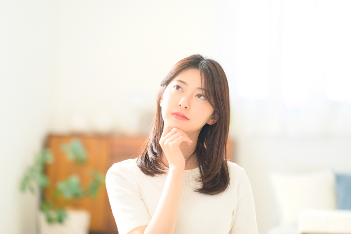 ブラッシング指導とは何かを考える女性