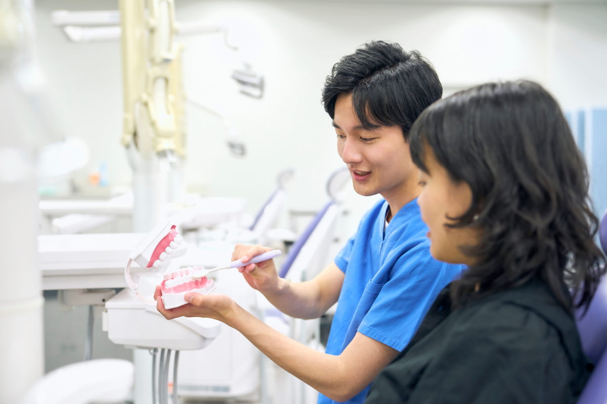 ブラッシング指導