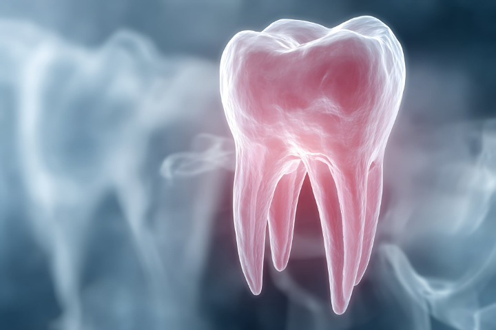 親知らずの拡大画像