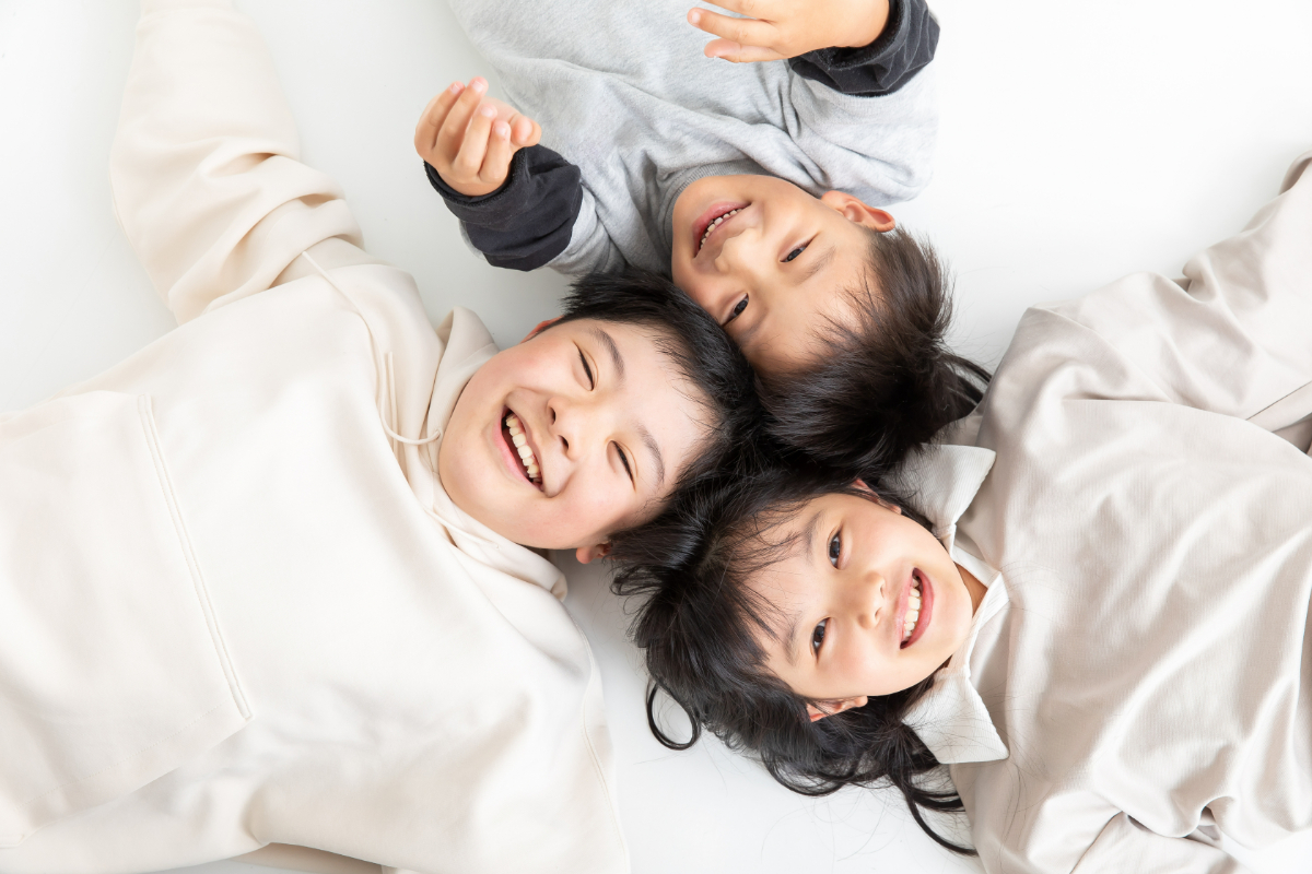 健康な歯を保つ子ども
