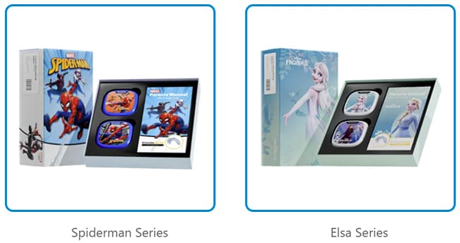 Smartee Teenは、ディズニーやマーベルと公式契約しています。